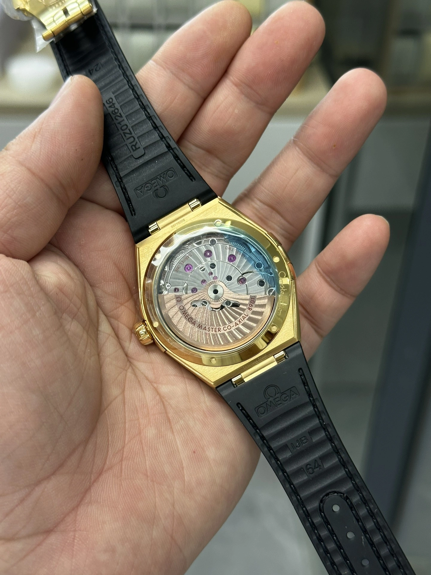 CBD Factory Omega Constellation 41mm Yellow Gold Black Ceramic (131.63.41.21.01.001) 1:1 Super Clone – DD8900 Movement Trendsetting 308